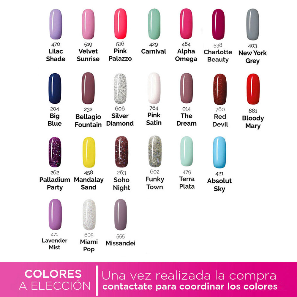 Combo Cabina Ideal + 12x Esmaltes Semipermanentes Meliné 