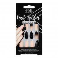 Ardell Uñas Postizas Premium Black Stud & Pink Ombre