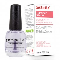 Esmalte Top Coat Sellador Capa Superior Sealer x15ml Probelle