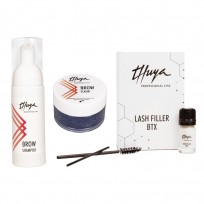 Kit Thuya para Cuidado de Cejas: Shampoo + Serum + Exfoliante