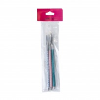 Set x3 Pinceles Liner Marmól Meliné